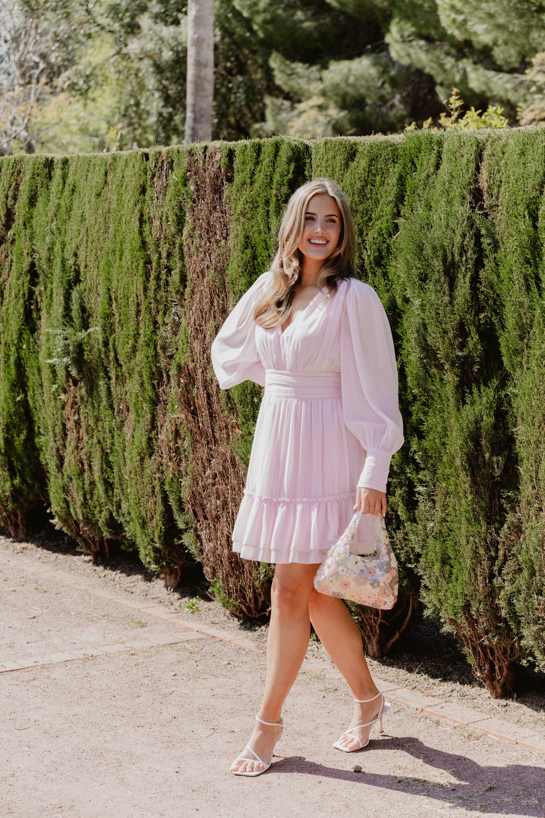 AWBIRDIA Short Dress - Cherry Blossom